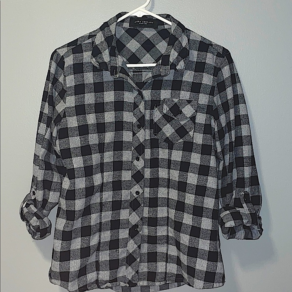 Akira Chicago Black Plaid